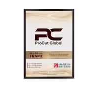 Procut Global 50x40CM Mahogany Picture Frames - Classic Wooden Photo Frame with Shatterproof Perspex for Wall or Tabletop - Perfect for Posters, Certificates & Prints - Sizes & Colors Available