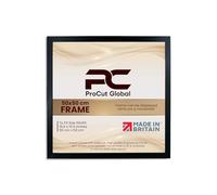 Procut Global 50X50CM Black Picture Frames - Sleek Wooden Photo Frame with Shatterproof Perspex for Wall or Tabletop - Perfect for Posters, Certificates, Prints-Multiple Sizes & Colors Available