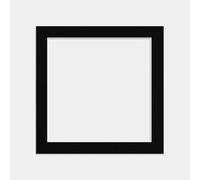 Procut Global 50x50cm Black Picture Mount to Fit 40x40cm Aperture Size - Photo Mounts Sheet Cut to Size - Cardboard Mount for Photos, Posters, Prints & Certificates - UK Made