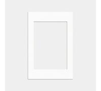 Procut Global 60x40cm White Picture Mounts to Fit A3 Size Photo Mount with Aperture for A3 White Mount Board Card Picture Frame Mats For Display Artwork or Paintings