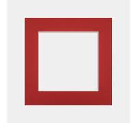 Procut Global 60x60cm Crimson Picture Mounts to Fit 40x40cm Aperture - Precision Cut Cardboard Photo Mount - Ideal for Frames, Prints, Artwork & Certificates - Sizes & Colours Available