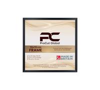 Procut Global 70x70CM Black Picture Frames - Classic Wooden Photo Frame with Shatterproof Perspex for Wall or Tabletop - Perfect for Posters, Certificates & Prints - Sizes & Colors Available