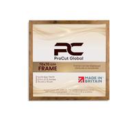 Procut Global 70X70CM Rustic Oak Picture Frames - Modern Wooden Photo Frame with Shatterproof Perspex for Wall or Tabletop - Perfect for Posters, Certificates, Prints - Sizes & Colors Available
