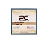 Procut Global 80x80CM Navy Blue Picture Frames - Classic Wooden Photo Frame with Shatterproof Perspex for Wall or Tabletop - Perfect for Posters, Certificates & Prints - Sizes & Colors Available