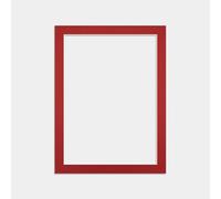 Procut Global 8x6 Crimson Picture Mounts to Fit 7x5 Photo Frames- Photo Mounts for Frames - Stylish & Durable Mount Board Card for Home Decor