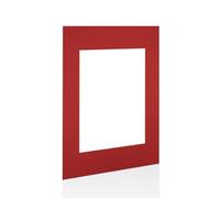 Procut Global 90x60cm Crimson Picture Mounts - Fits 60x40cm Photo Size | Precision Cut Cardboard Photo Mounts For Frames - Mats Board for Prints, Images, Artwork & Paintings