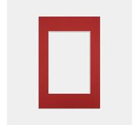 Procut Global 90x60cm Crimson Picture Mounts to Fit 60x40cm Aperture - Precision Cut Cardboard Photo Mount - Ideal for Frames, Prints, Artwork & Certificates - Sizes & Colours Available