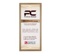 Procut Global 98X33CM Oak Picture Frames - Modern Wooden Photo Frame with Shatterproof Perspex for Wall or Tabletop - Perfect for Posters, Certificates, Prints - Sizes & Colors Available