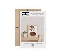 Procut Global 9X7 Clip Frames - Frameless Perspex Wall-Mount Display for Posters, Pictures, Photos & Certificates - Lightweight & Shatterproof - Sizes A6 to A0 & 4x4 to 100x90cm Available