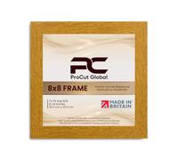 Procut Global 9X9 Oak Picture Frames - Modern Wooden Photo Frame with Shatterproof Perspex for Wall or Tabletop - Perfect for Posters, Certificates, Prints - Sizes & Colors Available