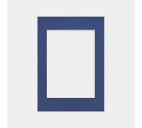 Procut Global A3 Blue Picture Mounts to Fit A4 Aperture - Precision Cut Cardboard Photo Mount - Ideal for Frames, Prints, Artwork & Certificates - Sizes & Colours Available