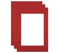 Procut Global A3 Crimson Picture Mounts - Fits A4 Photo Size