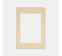 Procut Global A3 Ivory Picture Mounts to Fit A4 Aperture - Precision Cut Cardboard Photo Mount - Ideal for Frames, Prints, Artwork & Certificates - Sizes & Colours Available