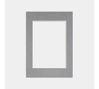 Procut Global A4 Mid Grey Picture Mounts to Fit A5 Photo Frames- Photo Mounts for Frames - Stylish & Durable Mount Board Card for Home Decor