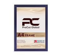 Procut Global A4 Purple Picture Frames - Sleek Wooden Photo Frame with Shatterproof Perspex for Wall or Tabletop - Perfect for Posters, Certificates, Prints-Multiple Sizes & Colors Available