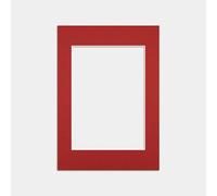 Procut Global A5 Crimson Picture Mounts to Fit A6 Photo Frames- Photo Mounts for Frames - Stylish & Durable Mount Board Card for Home Decor