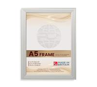 Procut Global A5 Light Grey Picture Frames - Classic Wooden Photo Frame with Shatterproof Perspex for Wall or Tabletop - Ideal for Posters, Certificates & Prints - Sizes A2 to A5 & Colors Available