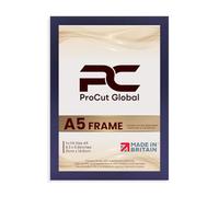 Procut Global A5 Purple Picture Frames - Sleek Wooden Photo Frame with Shatterproof Perspex for Wall or Tabletop - Perfect for Posters, Certificates, Prints-Multiple Sizes & Colors Available