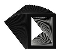 Procut Global Black 50x40cm Picture Mounts - Fits 40x30cm Photo Size