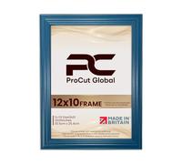 Procut Global Classic Picture Frame - 12x10 Wooden Photo Frame with Safe Perspex Front, Wall Hooks for Hanging, Tabletop Display, Handmade in UK, Superior Engineered Wood