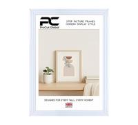Procut Global Modern Step White Picture Frames For Photos - 16x12"