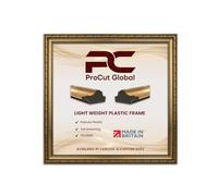 Procut Global Ornate Gold Vintage Picture Frames For Photos - 10x10" | Engineered Wood With Clear Perspex Front For Shabby Chic Wall Art & Tabletop Display - Ideal For Posters, Prints & Home Decor