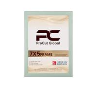 Procut Global Picture Frames 5x7 Green-Modern 5x7 Photo Frames With Safe Perspex Front & Wall Hanging Hooks -Premium Synthetic Wood- Handmade Frames