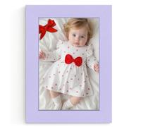 Procut Global Purple 11x9 Modern Picture Frame for Nursery, Baby Gift - Photo Frame with Perspex Front, Wall or Tabletop Display - Keepsake for Newborn, Baby Shower & First Photo Memories