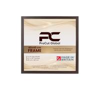Procut Global Sleek Walnut Picture Frame For Photos - 40x40cm