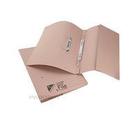 ProdBuy Limited 10 Pack Buff Foolscap Pocket Transfer Spring Files 285gsm 32mm Capacity