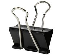 ProdBuy Limited 50 Pack 51mm Black Foldback Office Clips