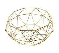ProdBuy Limited Gold Finish Wire Fruit Bowl/Bread Basket