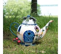 ProdBuy Limited Metal Fairy Garden Teapot House Indo