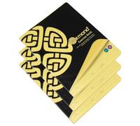 ProdBuy Limited [Pack of 3] Memory Aid A5 Yellow 88 Page Paper Notebooks Copybooks Lined Writing Pads