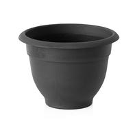 Prodbuy [Set of 4] Medium Round Black Plastic Bell Pot Garden Planters 13 Litre / 28cm, PB900786
