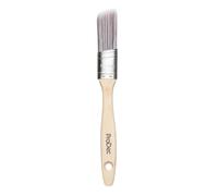 ProDec 1 inch Premier Angle Oval Trade Professional Synthetic Paint Brush for a Smooth Finish Painting with Emulsion, Gloss and Satin Paints on Walls, Ceilings, Wood and Metal, 1" 25mm