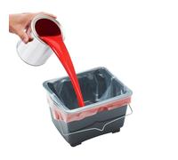 10 pcs 2.5 litre Recycled Plastic Paint Scuttle Liners for Quick, Mess Free, Water Free Paint Colour Changes, No Hassle Easy Clean Up, Avoids Washing Paints Down Sinks, Compatible with ProDec Scuttles