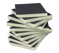 ProDec 10 pk Coarse Grit Flexible Foam Filled Sanding Pad for Flat & Curved Wood & Metal Surfaces Including Window Sills, Architraves, Skirting Board, Pipes, Railings, Furniture, Balustrades, Spindles