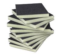 ProDec 10 pk Fine Grit Flexible Foam Filled Sanding Pad for Flat & Curved Wood & Metal Surfaces Including Window Sills, Architraves, Skirting Board, Pipes, Railings, Furniture, Balustrades, Spindles