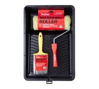 ProDec 11" Padded Masonry Roller, Frame, Brush & Tray Kit (5 Pack)
