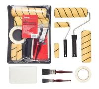 ProDec 11 pc Professional Home Decorating Kit, Dust Sheet, Masking Tape