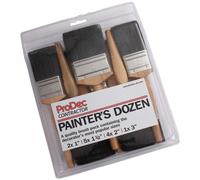 ProDec 12 Piece Painters Dozen Brush Set Quality Paint & Varnish Brushes Trade