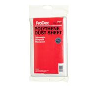 ProDec 12 X 9 Poly Dust Sheet - SH102 in Clear ProDec Clear