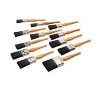 ProDec 12pc Synthetic Paint Brush Set for Walls Woodwork Emulsion Gloss & Satin
