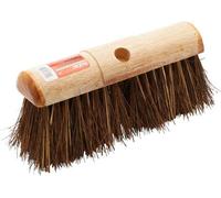 ProDec 13" Natural Palmyra Fibre Stiff Scavenger Broom Head for Heavy Duty Outdoor Sweeping