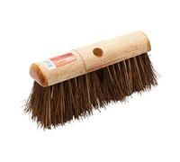 ProDec 13" Natural Palmyra Fibre Stiff Scavenger Broom Head for Heavy Duty Outdoor Sweeping