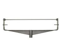 ProDec 15 inch Cast Aluminium Heavy Duty Double Arm Paint Roller Frame with Screw Fitting for Extension Pole, Includes Choice of Roller Fittings Full Width Bar and End Pins