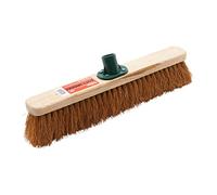 ProDec 18 Inch Natural Coco Fibre Soft Sweeping Broom Head for Indoor and Outdoor Sweeping, Brown, (PMSO1801)