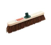 ProDec 18" Natural Palmyra Fibre Stiff Sweeping Broom Head for Outdoor Sweeping