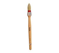 ProDec 18mm Trade Professional Pointed Pure Bristle Sash Brush Ideal for Precise Painting of Sash Windows, Architraves and Other Curved, Moulded or Profiled Surfaces with Gloss and Satin Paints